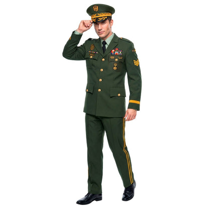 Mens Military General Dress Uniform Costume