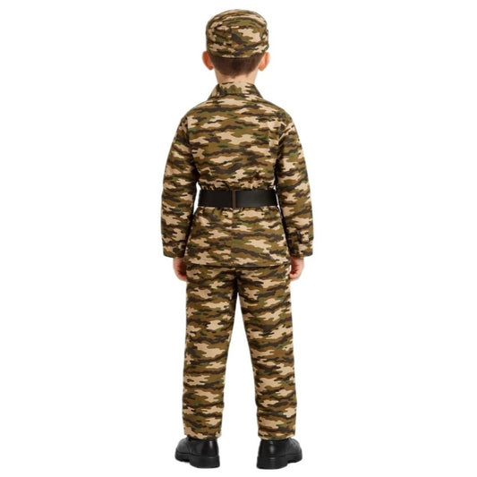 Kids Soldier Costume with Cap