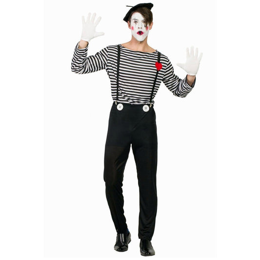 Mens Heart Mime Costume
