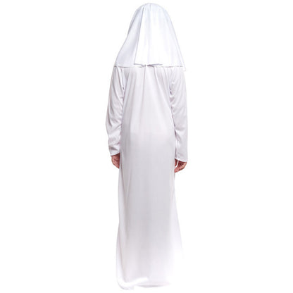 Girls Sinister White Nun Costume