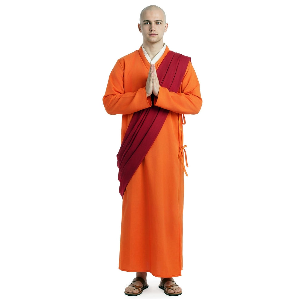 Adult Shaolin Buddhist Monk Costume