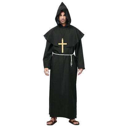 Adult Black Monk Costume