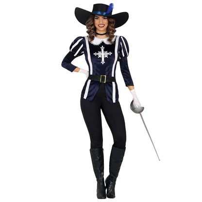 Womens D’Artagnan Musketeer Costume