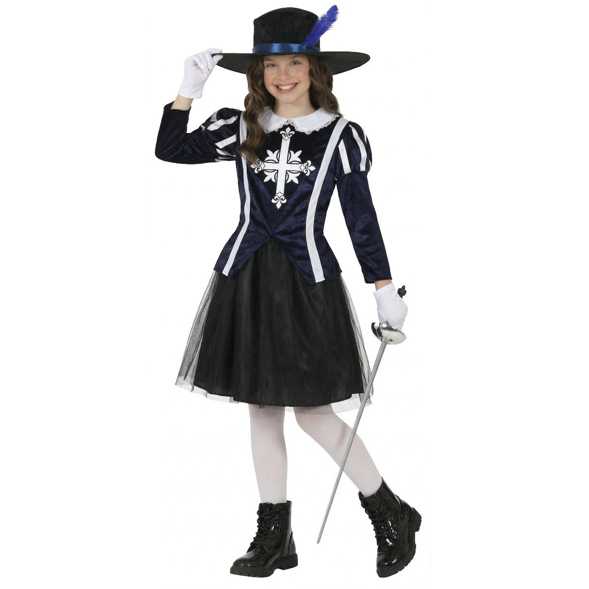Girls D’Artagnan Musketeer Costume