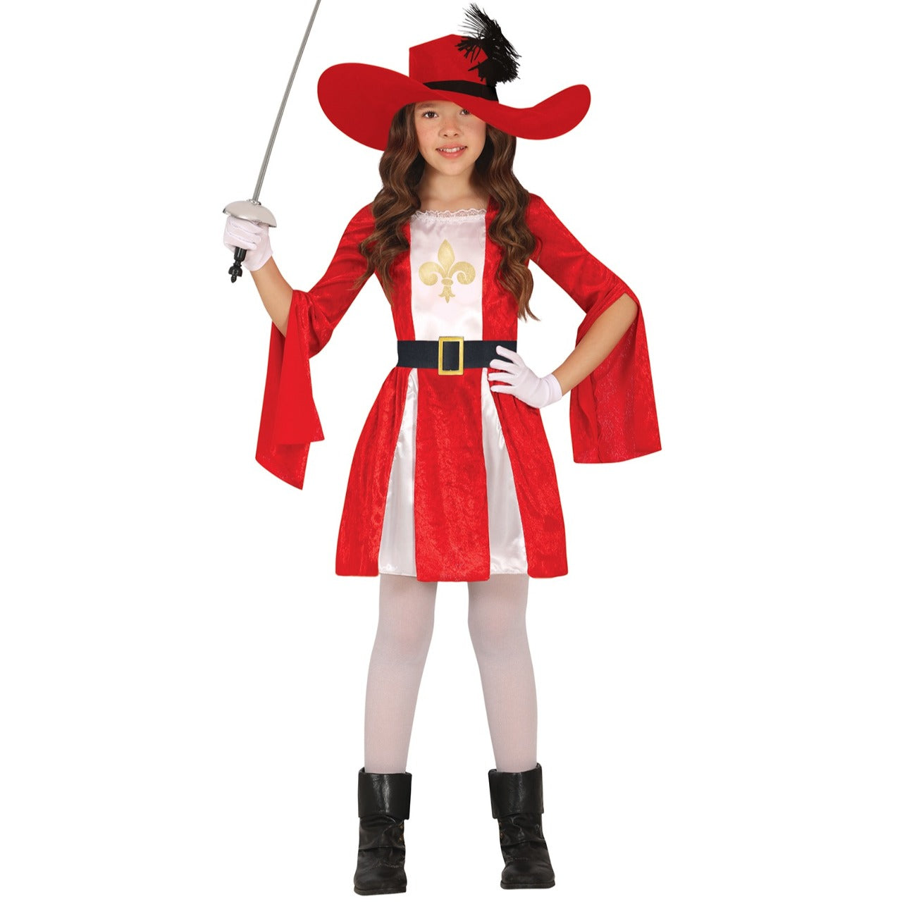Girls Porthos Musketeer Costume