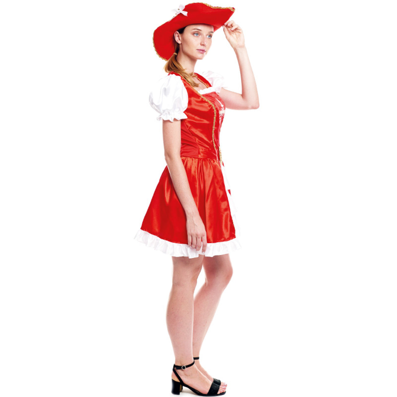 Womens Red Musketeer Costume