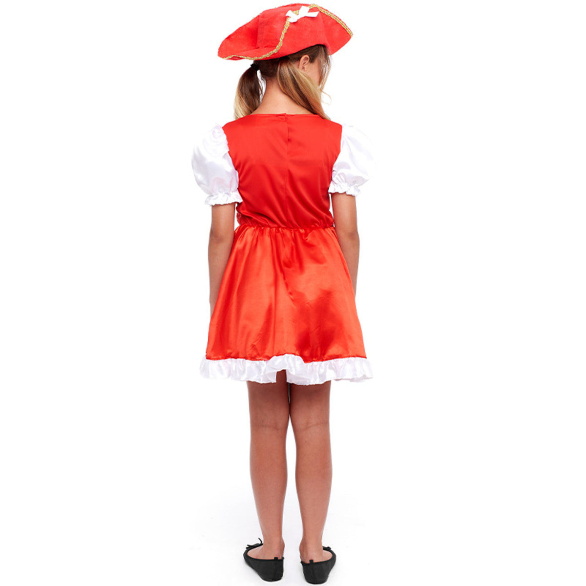 Girls Red Musketeer Costume