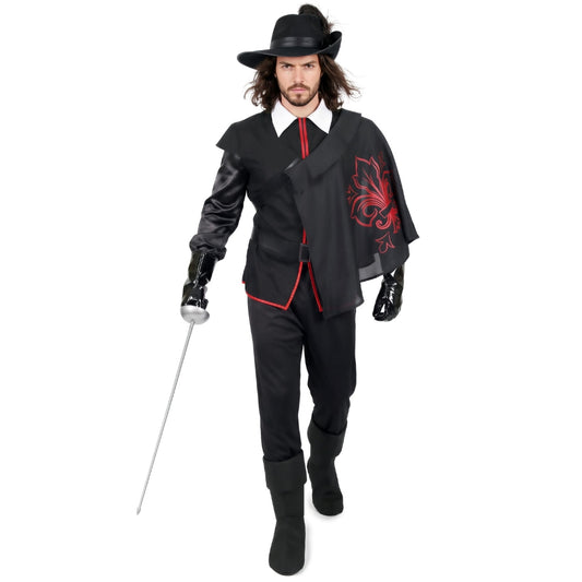 Mens Deluxe Musketeer Costume
