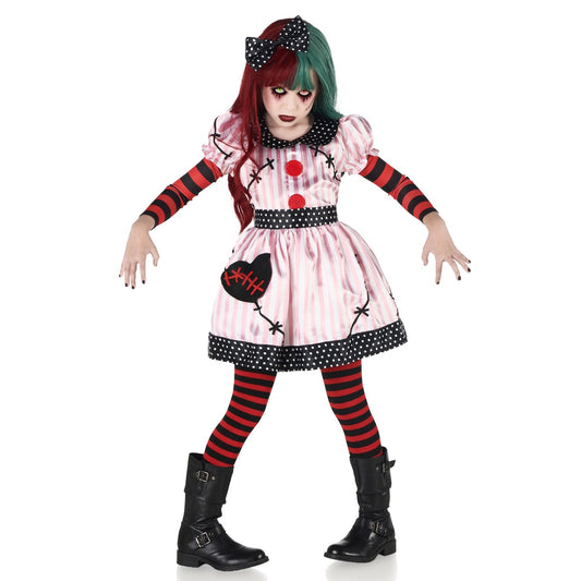 Girls Sinister Rag Doll Costume