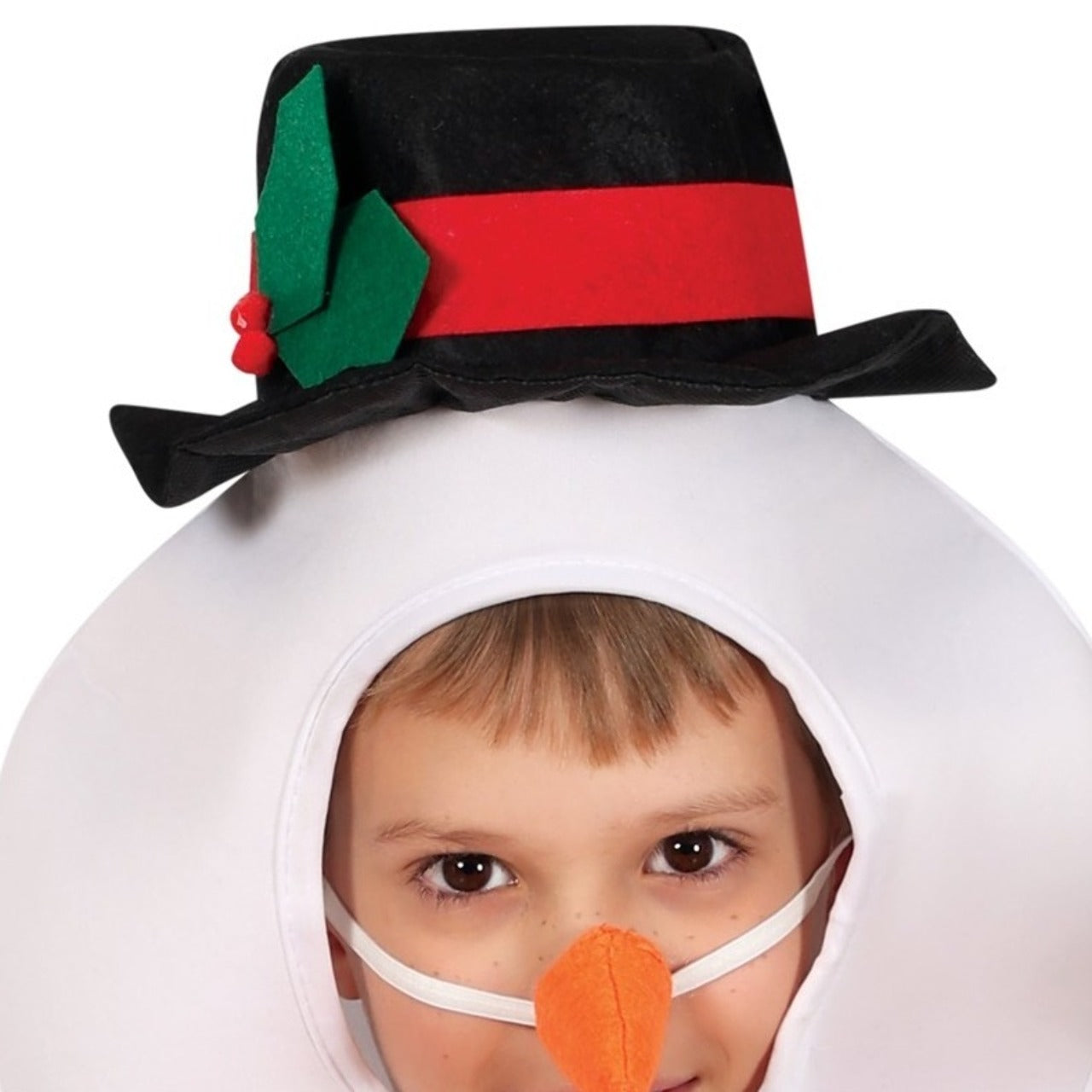 Kids White Snowman Costume