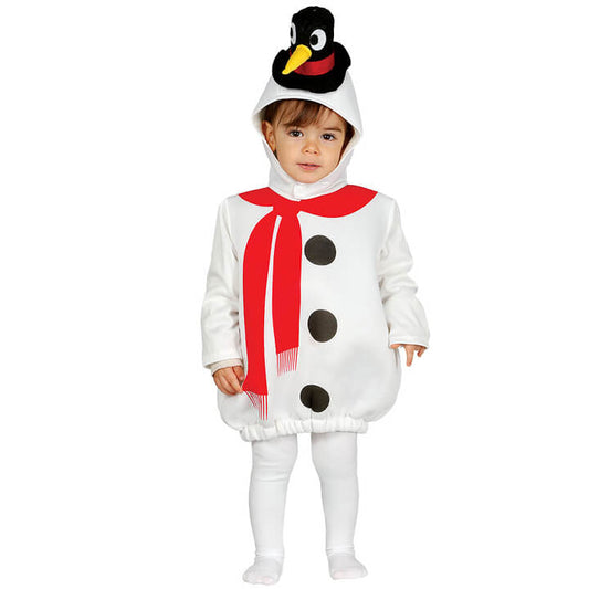 Baby Snowman Costume with Scarf
