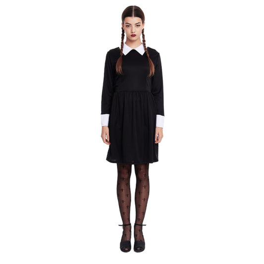 Womens Black Sinister Girl Costume