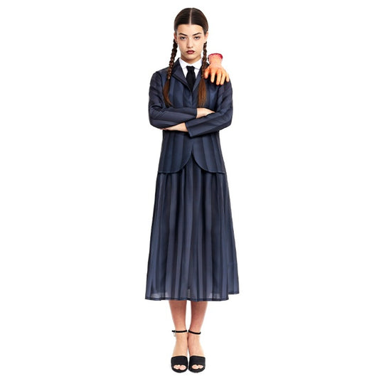 Womens Sinister Stripes Girl Costume