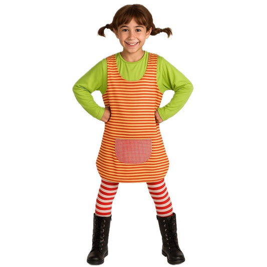 Girls Naughty Stripes Costume