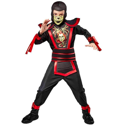 Kids Skull Warrior Ninja Costume