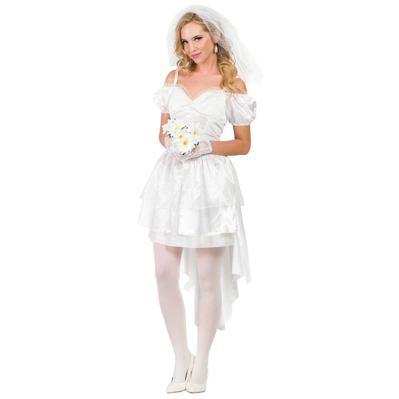 Womens White Bride Costume
