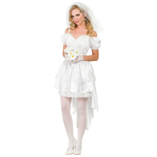 Womens White Bride Costume