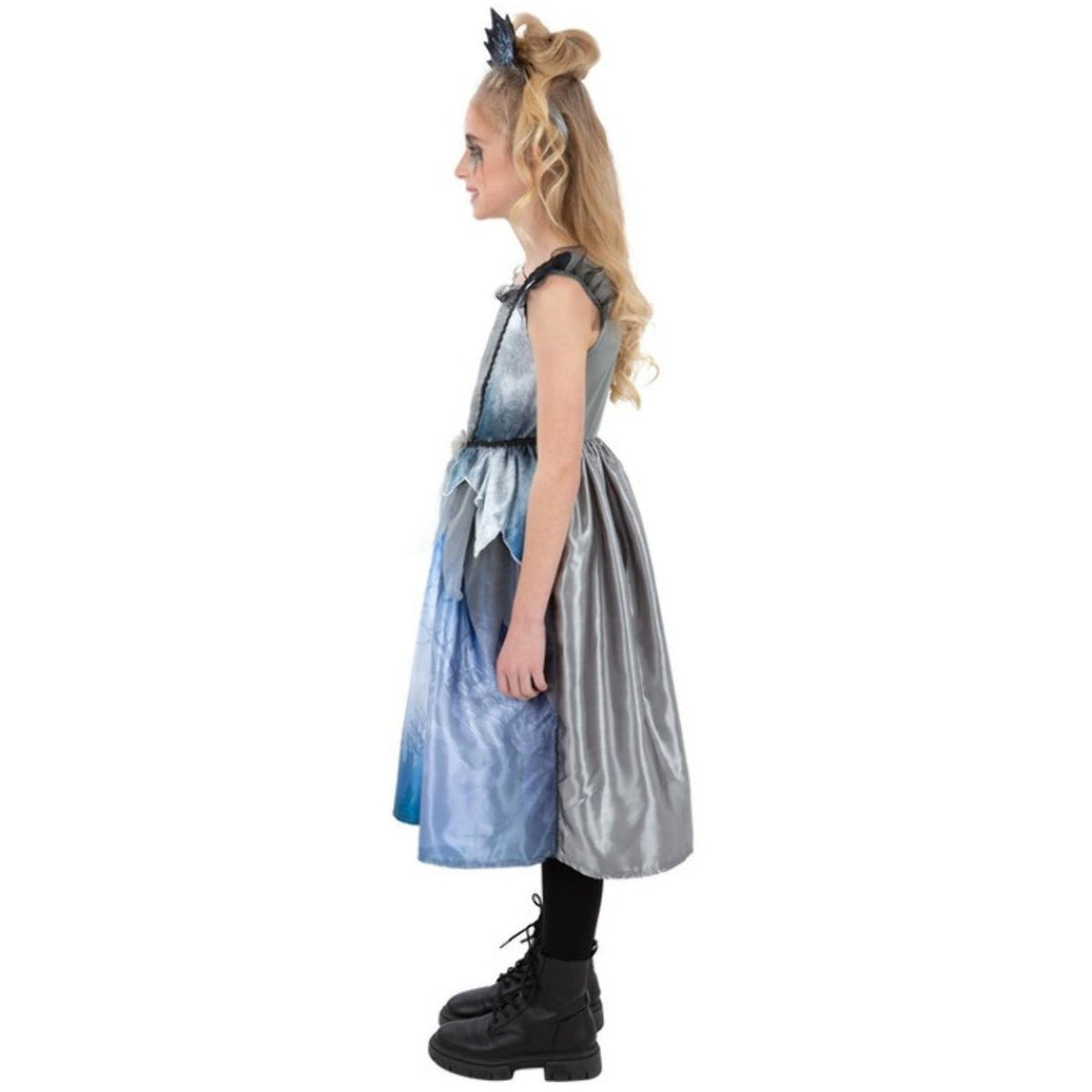 Girls Blue Corpse Bride Costume