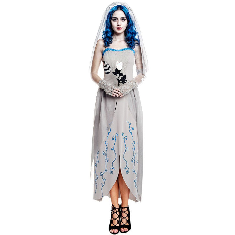 Womens Eco Corpse Bride Emily Costume