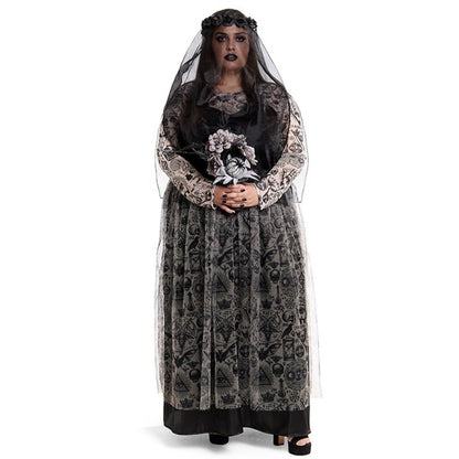 Womens Plus Size Corpse Bride Costume