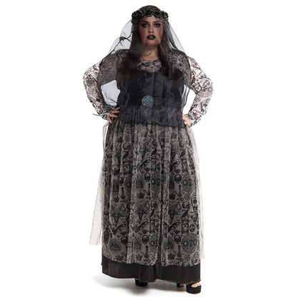 Womens Plus Size Corpse Bride Costume