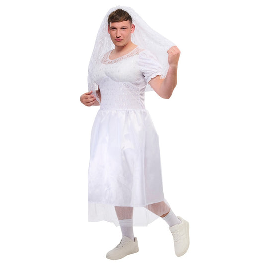 Mens Fun Bride Costume