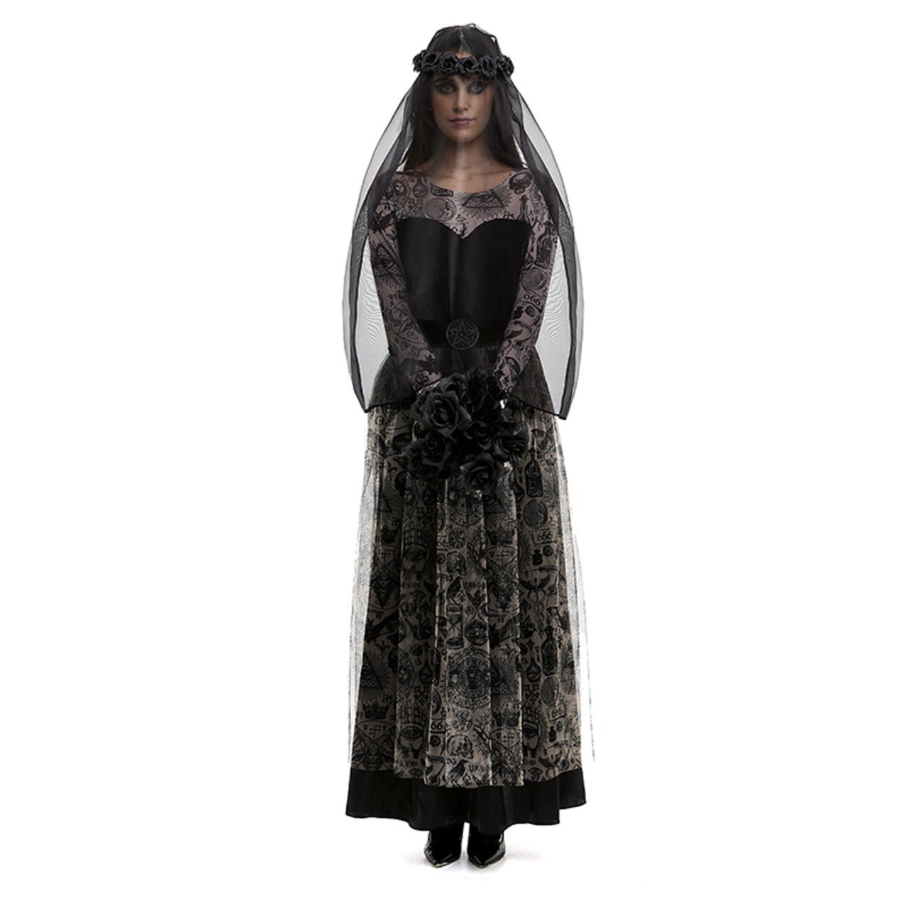 Womens Dark Bride Costume