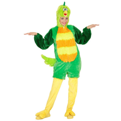 Adult Green Plush Bird Costume