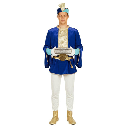 Adult Deluxe Blue Royal Page Costume