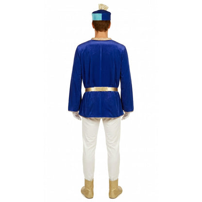 Adult Deluxe Blue Royal Page Costume