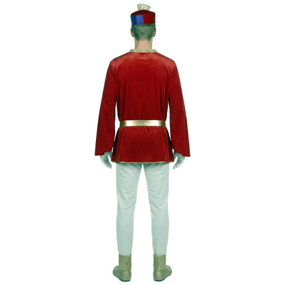 Deluxe Red Royal Page Adult Costume