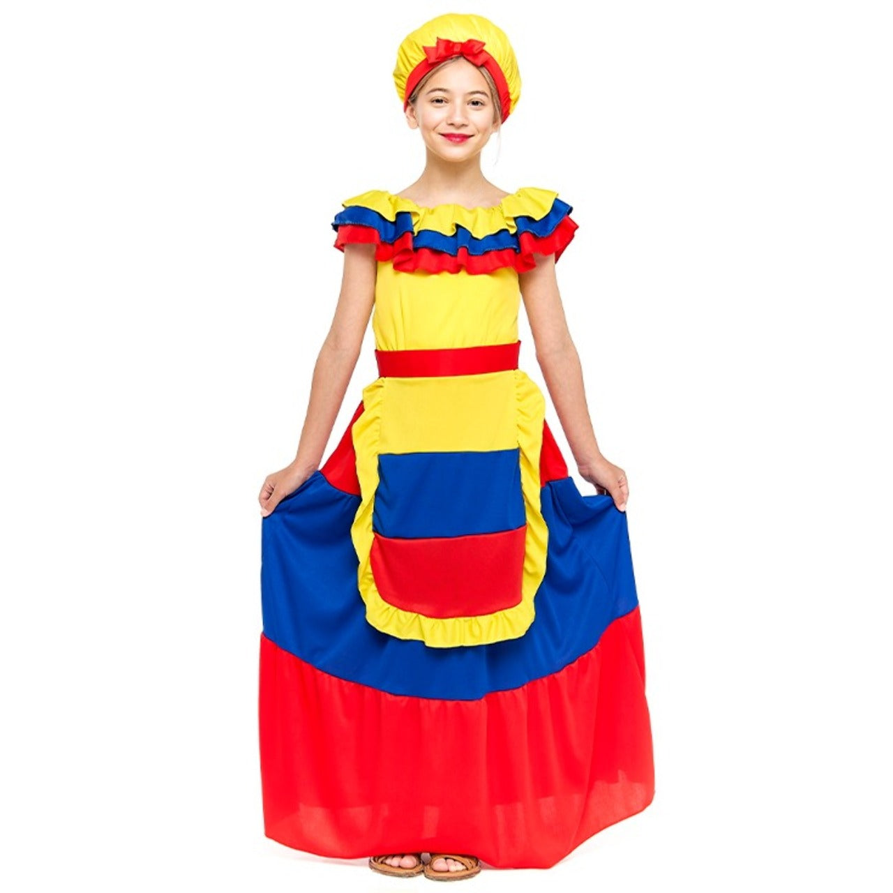 Girls Palenquera Costume