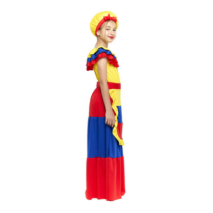 Girls Palenquera Costume