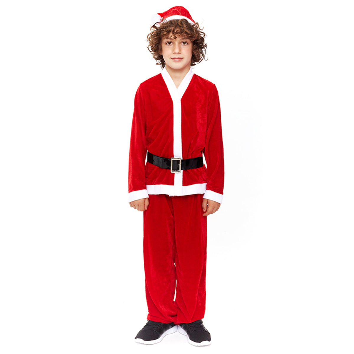 Boys Eco Red Santa Costume