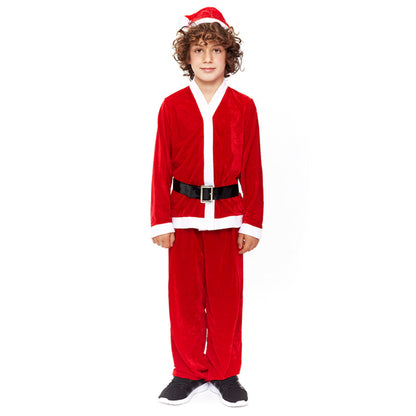 Boys Eco Red Santa Costume