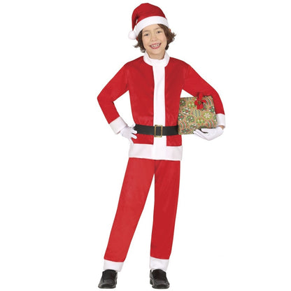 Boys Velvet Santa Claus Costume