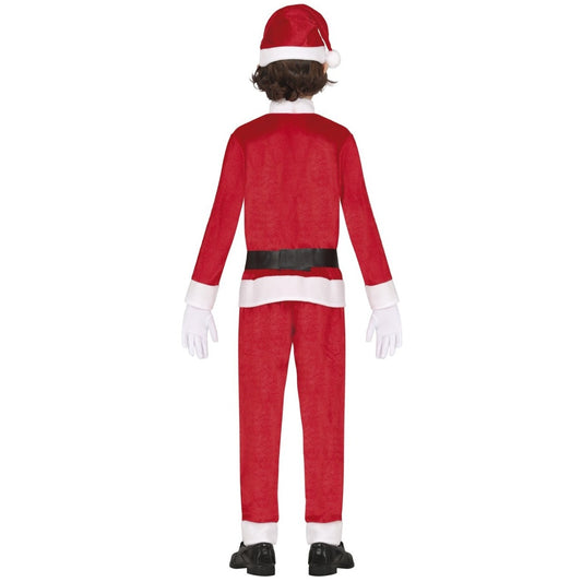 Boys Velvet Santa Claus Costume