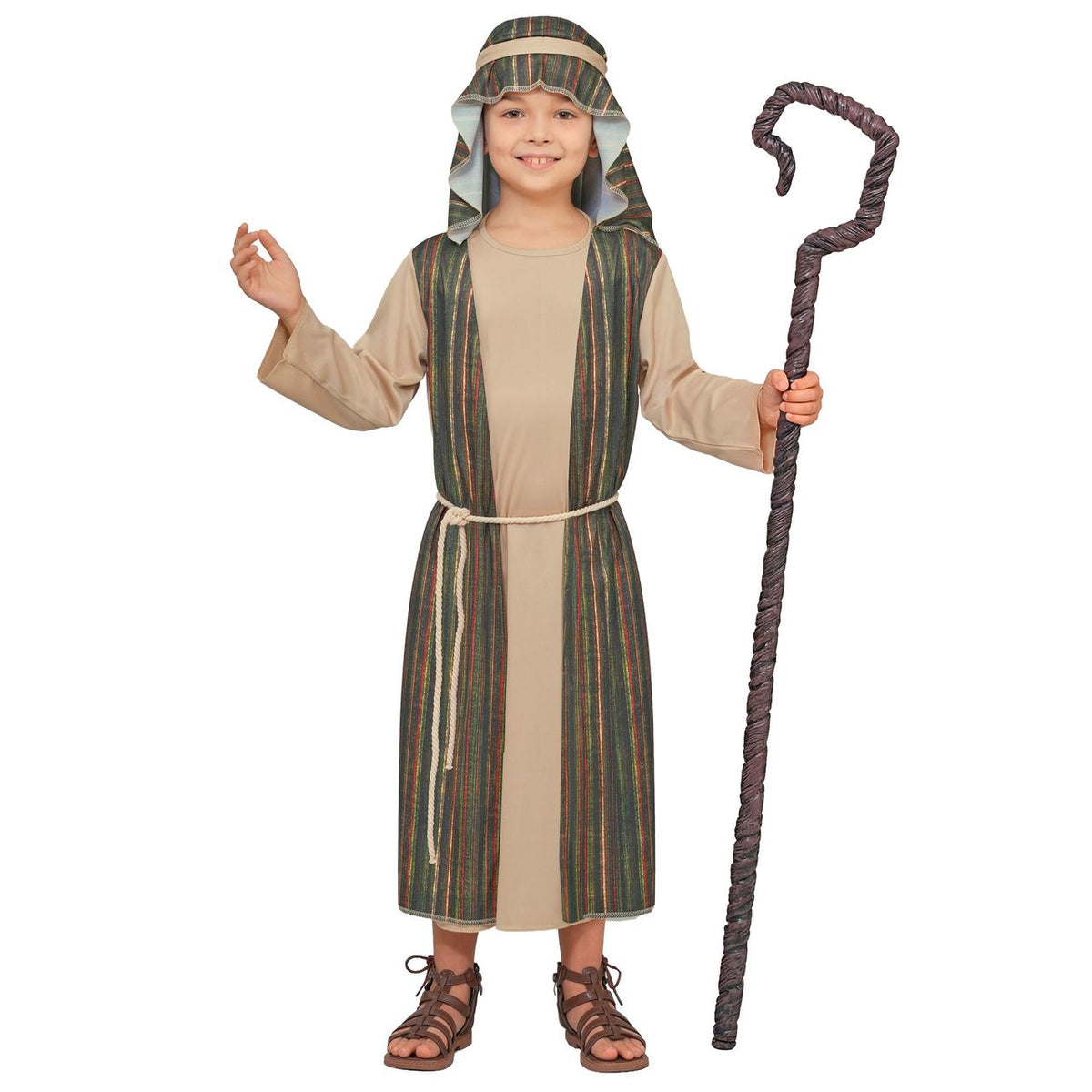 Kids Green Hebrew Shepherd Costume