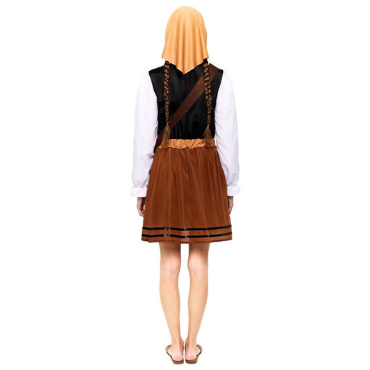 Womens Brown Shepherdess Costume