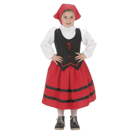 Girls Galician Regional Shepherdess Costume