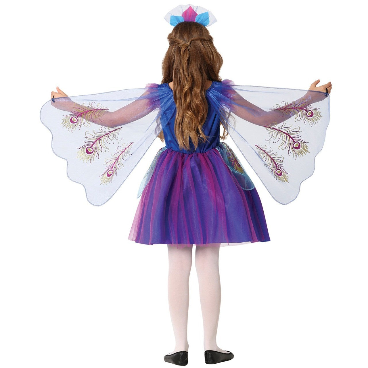 Girls Peacock Wings Costume