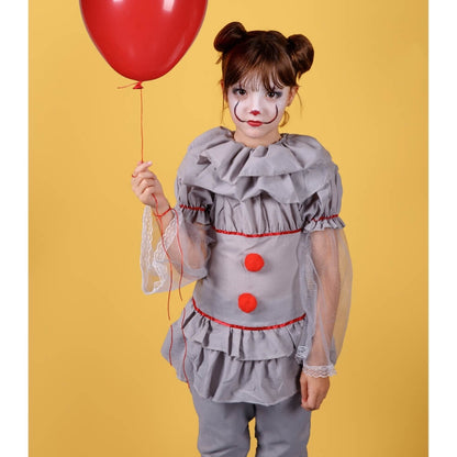 Girls Killer Clown Costume