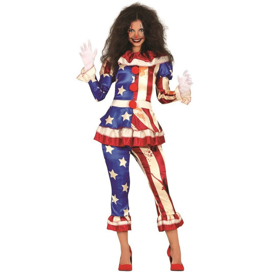 Teen Girls Killer Clown USA Costume