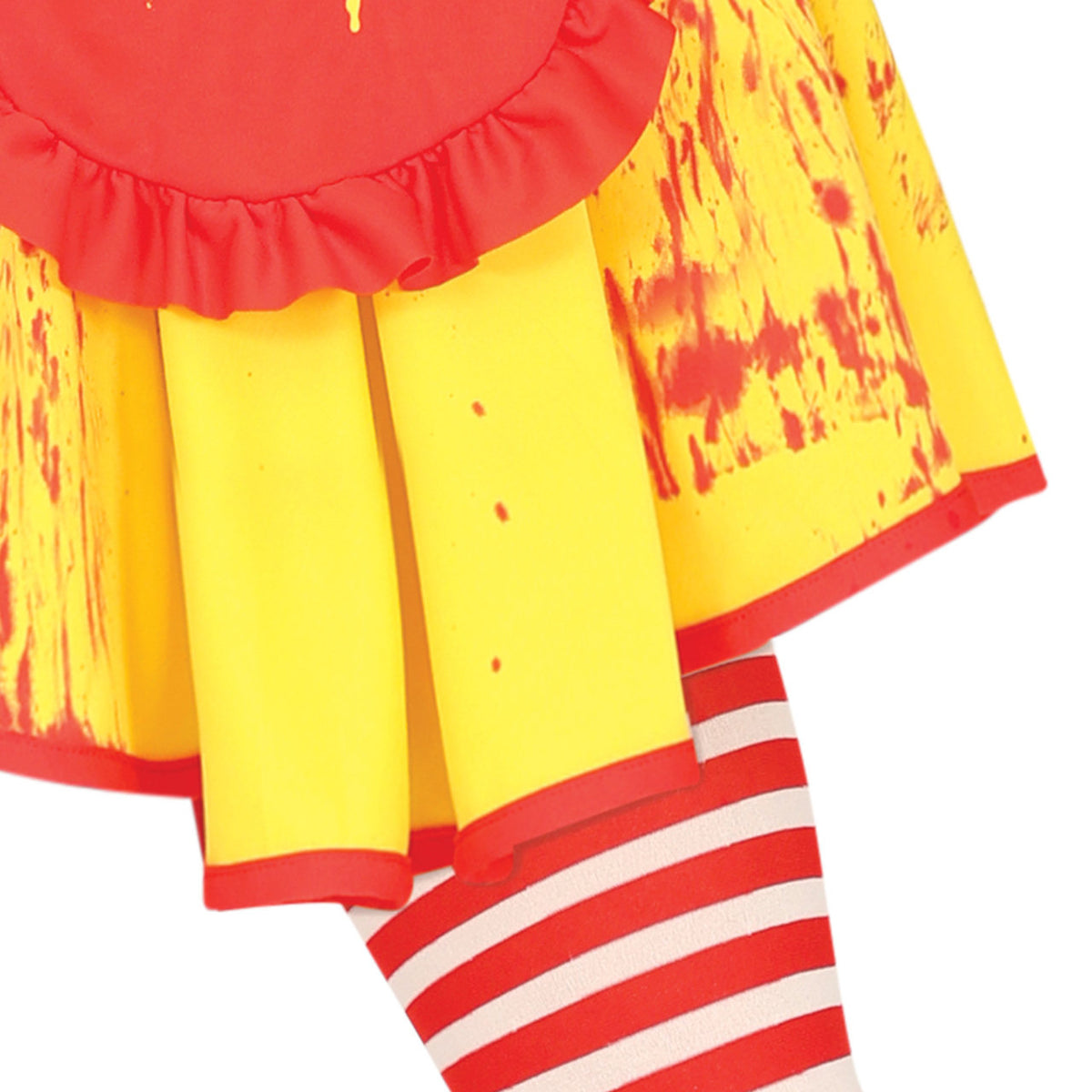 Teen Burger Clown Girl Costume