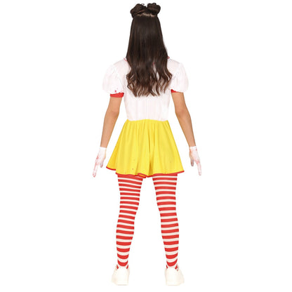 Teen Burger Clown Girl Costume