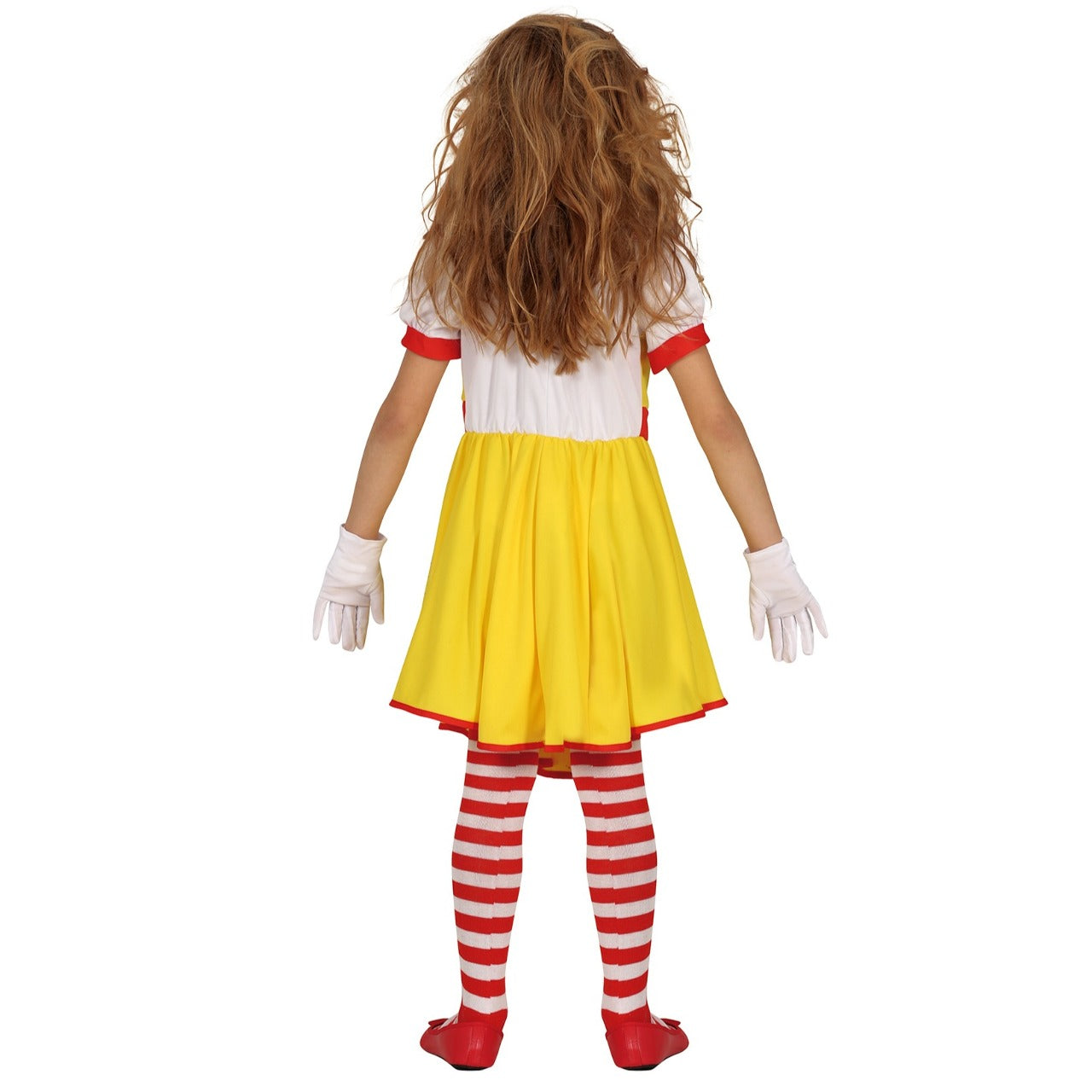 Girls Burger Clown Costume