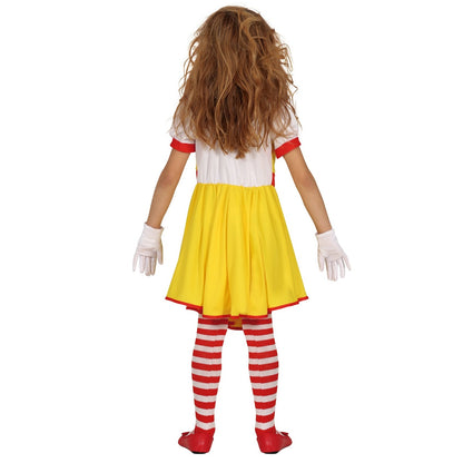 Girls Burger Clown Costume