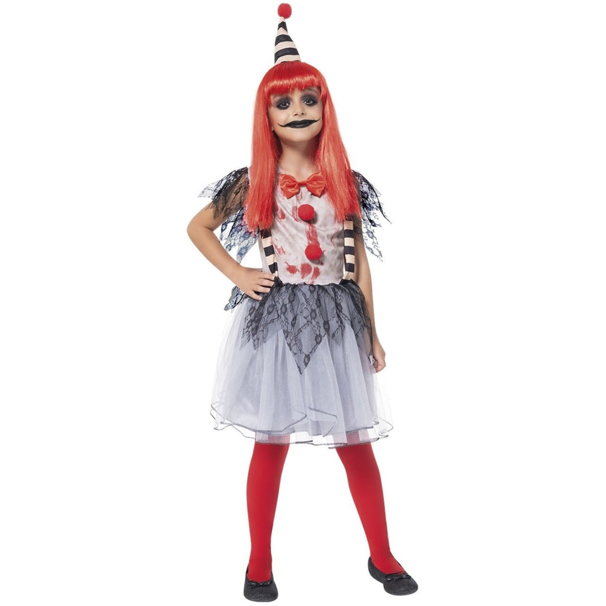 Girls Crazy Clown Costume