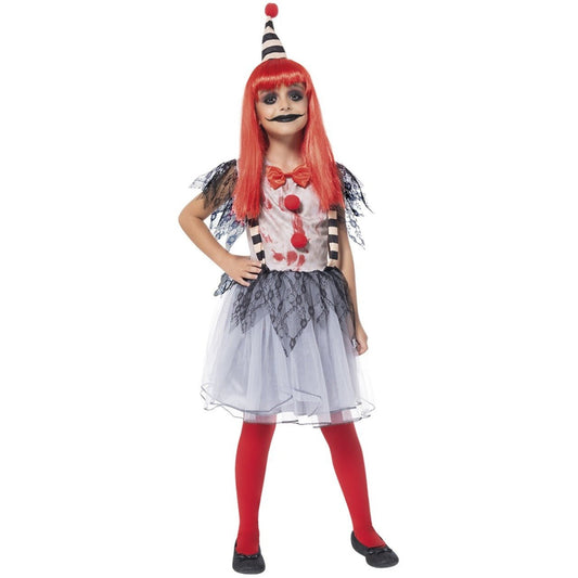 Girls Crazy Clown Costume