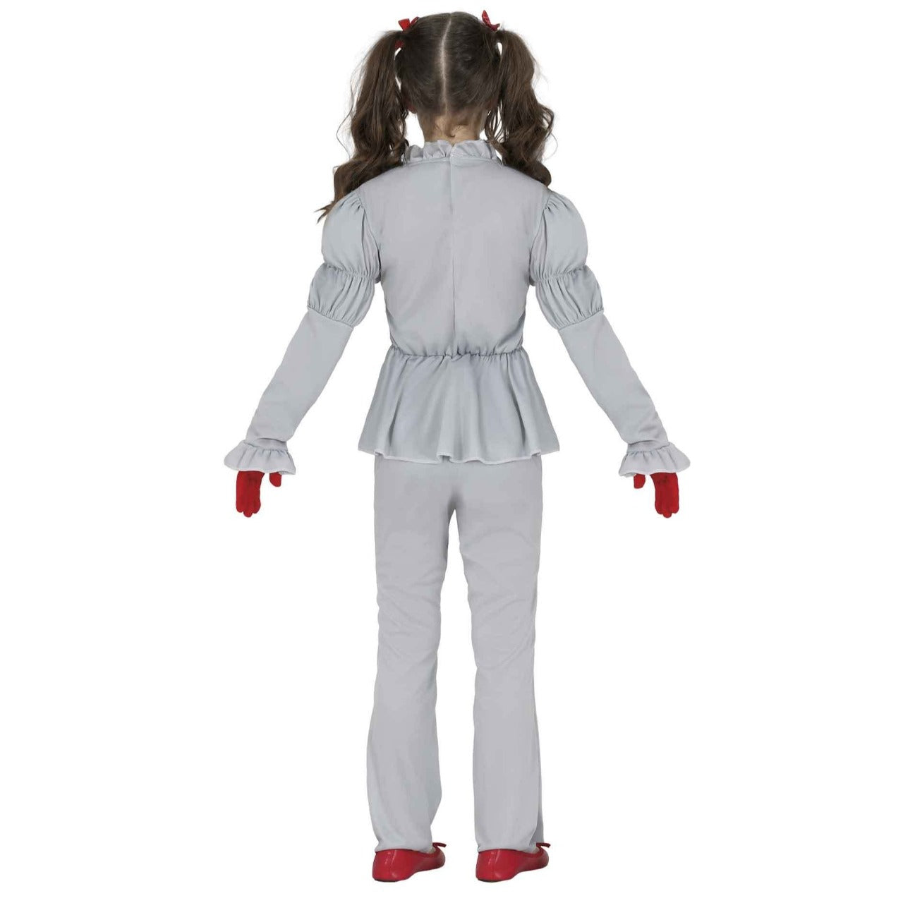Girls Bloody It Clown Costume